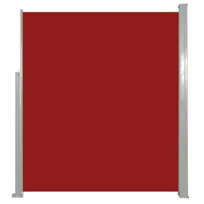 Auvent Latéral Rétractable 160 X 500 Cm Rouge 4 Auvent Latéral Rétractable 160 X 500 Cm Rouge – Image 2