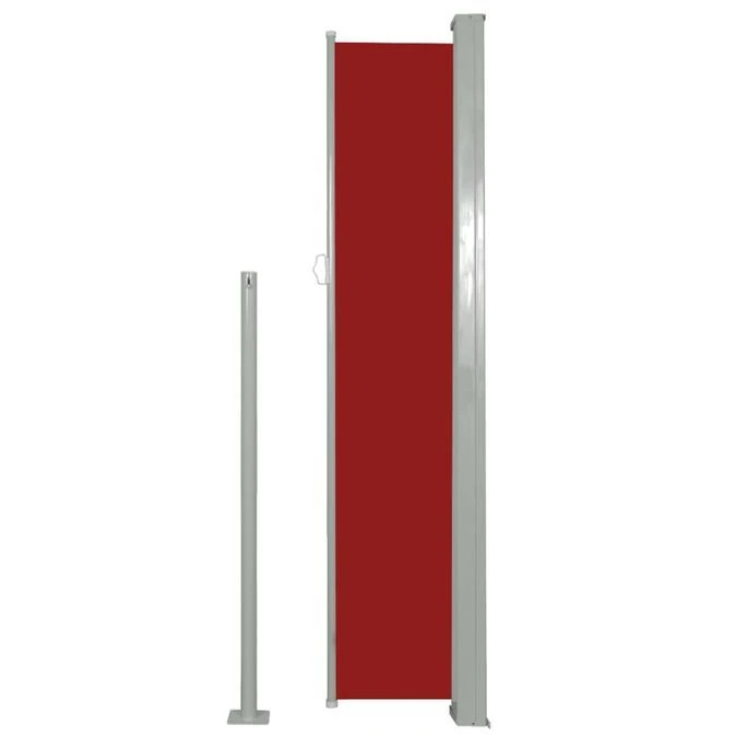 Auvent Latéral Rétractable 160 X 500 Cm Rouge 6 Auvent Latéral Rétractable 160 X 500 Cm Rouge – Image 4