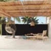Auvent Latéral Rétractable De Patio 140x600 Cm Noir 2 -Meubles Soldes Boutique auvent lateral retractable de patio 140x600 cm noir 3666722160681 1239968
