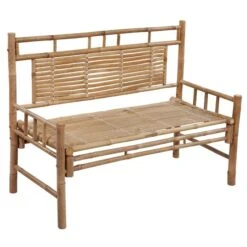 Banc De Jardin Avec Coussin 120 Cm Bambou 14 12 Banc De Jardin Avec Coussin 120 Cm Bambou 14 -Meubles Soldes Boutique banc de jardin avec coussin 120 cm bambou 3666722418744 838868