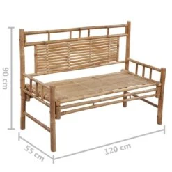 Banc De Jardin Avec Coussin 120 Cm Bambou 14 18 Banc De Jardin Avec Coussin 120 Cm Bambou 14 -Meubles Soldes Boutique banc de jardin avec coussin 120 cm bambou 3666722418744 838874