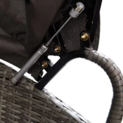 Chaise Longue D'extérieur Avec Auvent Résine Tressée Gris 18 Chaise Longue D'extérieur Avec Auvent Résine Tressée Gris -Meubles Soldes Boutique chaise longue d exterieur avec auvent resine tressee gris 3666722323796 981797