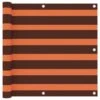 Écran De Balcon Orange Et Marron 90x600 Cm Tissu Oxford 1 Écran De Balcon Orange Et Marron 90x600 Cm Tissu Oxford -Meubles Soldes Boutique ecran de balcon orange et marron 90x600 cm tissu oxford 3666722506915 615361