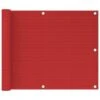 Écran De Balcon Rouge 75x300 Cm PEHD 1 Écran De Balcon Rouge 75x300 Cm PEHD -Meubles Soldes Boutique ecran de balcon rouge 75x300 cm pehd 3666722413626 847322