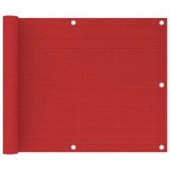 Écran De Balcon Rouge 75x300 Cm PEHD