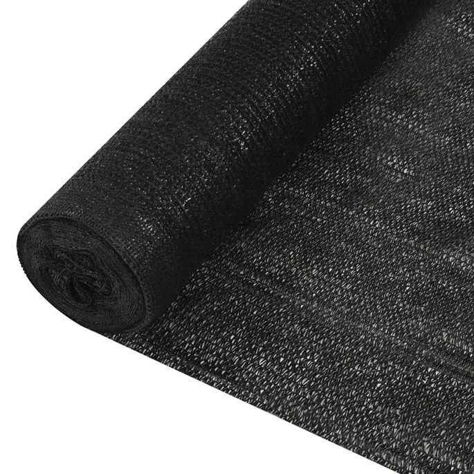 Filet Brise-vue Noir 1x10 M PEHD 150 G/m² 3 Filet Brise-vue Noir 1x10 M PEHD 150 G/m²