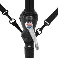 Jeu De Bande De Protection Anti-vent Parasol Noir Polypropylène -Meubles Soldes Boutique jeu de bande de protection anti vent parasol noir polypropylene 3666722202787 1166234