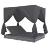 Lit De Jardin à Baldaquin Polyester Et Résine Tressée Gris Uvo 1 Lit De Jardin à Baldaquin Polyester Et Résine Tressée Gris Uvo -Meubles Soldes Boutique lit de jardin a baldaquin polyester et resine tressee gris uvo 3666722558327 386072