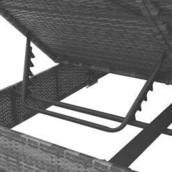 Lit De Jardin à Baldaquin Polyester Et Résine Tressée Gris Uvo -Meubles Soldes Boutique lit de jardin a baldaquin polyester et resine tressee gris uvo 3666722558327 386075