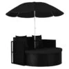 Lit De Jardin Avec Parasol Tissu Et Résine Tressée Noire Uvo 2 Lit De Jardin Avec Parasol Tissu Et Résine Tressée Noire Uvo -Meubles Soldes Boutique lit de jardin avec parasol tissu et resine tressee noire 3666722552752 400431