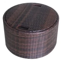 Lit De Jardin Avec Toit Et Table Résine Tressée Marron Velass 15 Lit De Jardin Avec Toit Et Table Résine Tressée Marron Velass -Meubles Soldes Boutique lit de jardin avec toit et table resine tressee marron velass 8718475501831 384443