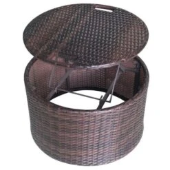 Lit De Jardin Avec Toit Et Table Résine Tressée Marron Velass 16 Lit De Jardin Avec Toit Et Table Résine Tressée Marron Velass -Meubles Soldes Boutique lit de jardin avec toit et table resine tressee marron velass 8718475501831 384444