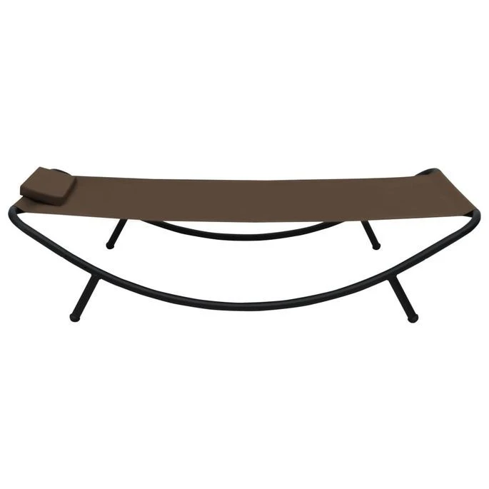 Lit De Jardin Marron 200x90 Cm Acier 2 6 Lit De Jardin Marron 200x90 Cm Acier 2 – Image 4