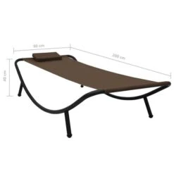 Lit De Jardin Marron 200x90 Cm Acier 2 15 Lit De Jardin Marron 200x90 Cm Acier 2 -Meubles Soldes Boutique lit de jardin marron 200x90 cm acier 3666722528276 554116