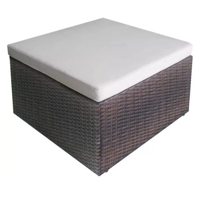 Lit De Jardin Modulable à Auvent Résine Tressée Marron Velass 7 Lit De Jardin Modulable à Auvent Résine Tressée Marron Velass – Image 5