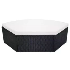 Lit De Jardin Modulable à Auvent Résine Tressée Noire Velass 9 Lit De Jardin Modulable à Auvent Résine Tressée Noire Velass -Meubles Soldes Boutique lit de jardin modulable a auvent resine tressee noire velass 8718475501893 388856