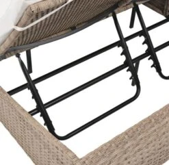 Lit De Jardin Résine Tressée Beige Et Polyester Blanc Imia -Meubles Soldes Boutique lit de jardin resine tressee beige et polyester blanc imia 3666722558273 386105