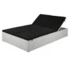 Lit De Jardin Résine Tressée Blanche Et Polyester Noir Imia 2 Lit De Jardin Résine Tressée Blanche Et Polyester Noir Imia -Meubles Soldes Boutique lit de jardin resine tressee blanche et polyester noir imia 3666722559546 384929