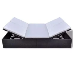 Meubles Soldes Boutique -Meubles Soldes Boutique lit de jardin resine tressee marron et polyester blanc imia 3666722559522 384939