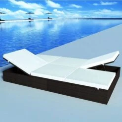 Lit De Jardin Résine Tressée Marron Et Polyester Blanc Imia 11 Lit De Jardin Résine Tressée Marron Et Polyester Blanc Imia -Meubles Soldes Boutique lit de jardin resine tressee marron et polyester blanc imia 3666722559522 384942