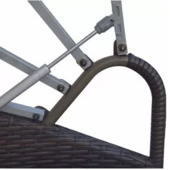 Lit De Jardin Rond Avec Toit Résine Tressée Marron Velass -Meubles Soldes Boutique lit de jardin rond avec toit resine tressee marron velass 8718475502500 384412