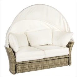 Lit De Jardin Rotatif En Aluminium Tresse En Fibre Blanc Laurie 23 Lit De Jardin Rotatif En Aluminium Tresse En Fibre Blanc Laurie -Meubles Soldes Boutique lit de jardin rotatif en aluminium tresse en fibre blanc laurie 3666722592338 1393484