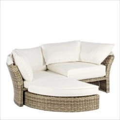Lit De Jardin Rotatif En Aluminium Tresse En Fibre Blanc Laurie 24 Lit De Jardin Rotatif En Aluminium Tresse En Fibre Blanc Laurie -Meubles Soldes Boutique lit de jardin rotatif en aluminium tresse en fibre blanc laurie 3666722592338 1393485