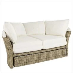 Lit De Jardin Rotatif En Aluminium Tresse En Fibre Blanc Laurie 25 Lit De Jardin Rotatif En Aluminium Tresse En Fibre Blanc Laurie -Meubles Soldes Boutique lit de jardin rotatif en aluminium tresse en fibre blanc laurie 3666722592338 1393486
