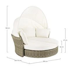 Lit De Jardin Rotatif En Aluminium Tresse En Fibre Blanc Laurie 28 Lit De Jardin Rotatif En Aluminium Tresse En Fibre Blanc Laurie -Meubles Soldes Boutique lit de jardin rotatif en aluminium tresse en fibre blanc laurie 3666722592338 1393489