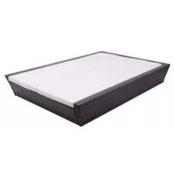 Lit De Jardin Tissu Blanc Et Résine Tressée Marron Drawmi -Meubles Soldes Boutique lit de jardin tissu blanc et resine tressee marron drawmi 3666722555807 388183