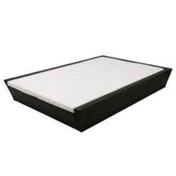 Lit De Jardin Tissu Blanc Et Résine Tressée Noire Drawmi -Meubles Soldes Boutique lit de jardin tissu blanc et resine tressee noire drawmi 3666722555821 388170