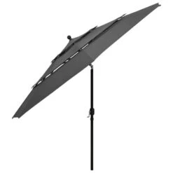 Parasol à 3 Niveaux Avec Mât En Aluminium Anthracite 3,5 M 13 Parasol à 3 Niveaux Avec Mât En Aluminium Anthracite 3,5 M -Meubles Soldes Boutique parasol a 3 niveaux avec mat en aluminium anthracite 3 5 m 3666722353427 945759