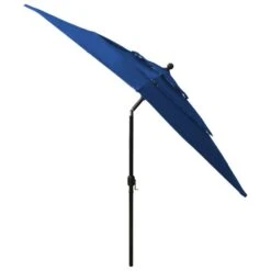 Parasol à 3 Niveaux Avec Mât En Aluminium Bleu Azuré 2,5x2,5 M 14 Parasol à 3 Niveaux Avec Mât En Aluminium Bleu Azuré 2,5x2,5 M -Meubles Soldes Boutique parasol a 3 niveaux avec mat en aluminium bleu azure 2 5x2 5 m 3666722353816 944819