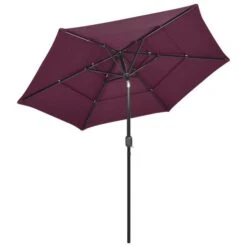 Parasol à 3 Niveaux Avec Mât En Aluminium Bordeaux 2,5 M 13 Parasol à 3 Niveaux Avec Mât En Aluminium Bordeaux 2,5 M -Meubles Soldes Boutique parasol a 3 niveaux avec mat en aluminium bordeaux 2 5 m 3666722353557 945647