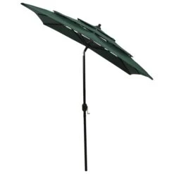 Parasol à 3 Niveaux Avec Mât En Aluminium Vert 2x2 M -Meubles Soldes Boutique parasol a 3 niveaux avec mat en aluminium vert 2x2 m 3666722353793 944832