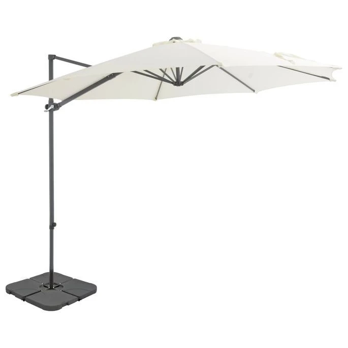 Parasol Avec Base Portable Sable 2 3 Parasol Avec Base Portable Sable 2