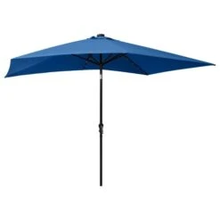 Parasol Avec LED Et Mât En Acier Bleu Azuré 2x3 M 18 Parasol Avec LED Et Mât En Acier Bleu Azuré 2x3 M -Meubles Soldes Boutique parasol avec led et mat en acier bleu azure 2x3 m 3666722413503 847427