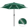 Parasol Avec LED Et Mât En Aluminium 300 Cm Vert 2 Parasol Avec LED Et Mât En Aluminium 300 Cm Vert -Meubles Soldes Boutique parasol avec led et mat en aluminium 300 cm vert 8719883763682 584586
