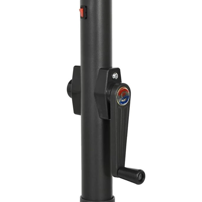 Parasol Avec Lumières LED Bleu Azuré 200x211 Cm Aluminium 10 Parasol Avec Lumières LED Bleu Azuré 200x211 Cm Aluminium – Image 8