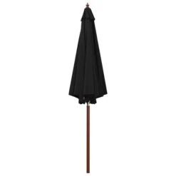 Parasol Avec Mât En Bois 300x258 Cm Noir 10 Parasol Avec Mât En Bois 300x258 Cm Noir -Meubles Soldes Boutique parasol avec mat en bois 300x258 cm noir 3666722322850 982828