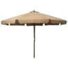Parasol Avec Mât En Bois 330 Cm Taupe -Meubles Soldes Boutique parasol avec mat en bois 330 cm taupe 3666722859929 584855
