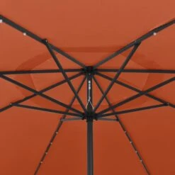 Parasol D'extérieur Avec LED Et Mât En Métal 400 Cm Terre Cuite 10 Parasol D'extérieur Avec LED Et Mât En Métal 400 Cm Terre Cuite -Meubles Soldes Boutique parasol d exterieur avec led et mat en metal 400 cm terre cuite 3666722882811 890099