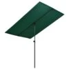 Parasol D'extérieur Avec Mât En Aluminium 180x130 Cm Vert 2 Parasol D'extérieur Avec Mât En Aluminium 180x130 Cm Vert -Meubles Soldes Boutique parasol d exterieur avec mat en aluminium 180x130 cm vert 3666722883788 983222