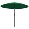 Parasol D'extérieur Avec Mât En Aluminium 270 Cm Vert -Meubles Soldes Boutique parasol d exterieur avec mat en aluminium 270 cm vert 3666722882996 983118