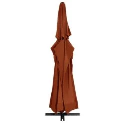 Parasol D'extérieur Avec Mât En Aluminium 600 Cm Terre Cuite -Meubles Soldes Boutique parasol d exterieur avec mat en aluminium 600 cm terre cuite 3666722604932 584522