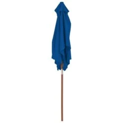 Parasol D'extérieur Avec Mât En Bois Bleu 150x200 Cm 14 Parasol D'extérieur Avec Mât En Bois Bleu 150x200 Cm -Meubles Soldes Boutique parasol d exterieur avec mat en bois bleu 150x200 cm 3666722353366 945816