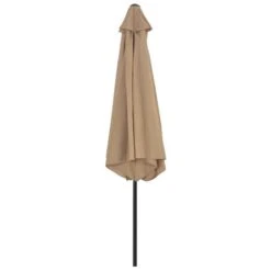 Parasol D'extérieur Avec Poteau En Métal 300 Cm Taupe -Meubles Soldes Boutique parasol d exterieur avec poteau en metal 300 cm taupe 3666722327022 978526