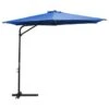 Parasol D'extérieur Déporté Avec Mât En Acier 300 Cm Bleu Azuré -Meubles Soldes Boutique parasol d exterieur deporte avec mat en acier 300 cm bleu azure 3666722322591 983187