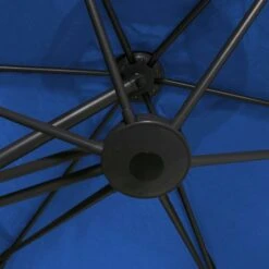 Parasol D'extérieur Déporté Avec Mât En Acier 300 Cm Bleu Azuré -Meubles Soldes Boutique parasol d exterieur deporte avec mat en acier 300 cm bleu azure 3666722322591 983188