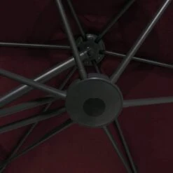 Parasol D'extérieur Déporté Avec Mât En Acier 300 Cm Rouge Bordeaux 10 Parasol D'extérieur Déporté Avec Mât En Acier 300 Cm Rouge Bordeaux -Meubles Soldes Boutique parasol d exterieur deporte avec mat en acier 300 cm rouge bordeaux 3666722322621 983167